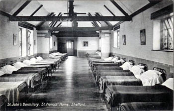Saint Francis Home dormitory about 1884 - Z1306-101